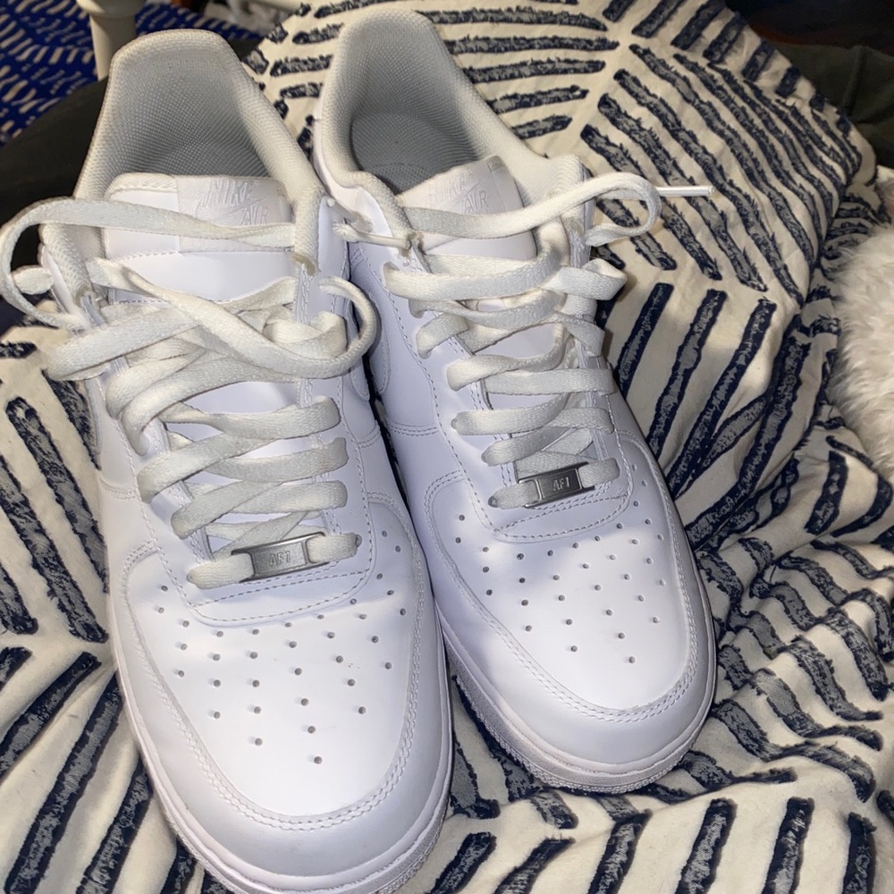 Nike Air Force 1 size 12 triple white